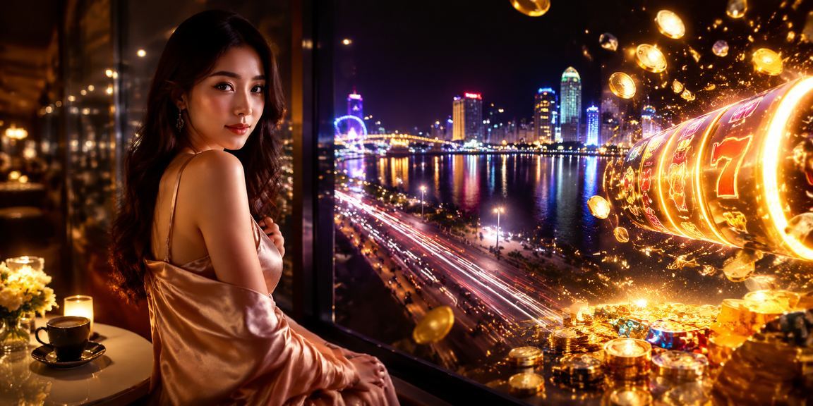 Người dùng tại Đà Nẵng thư giãn tại quán cà phê và trải nghiệm slot game trực tuyến