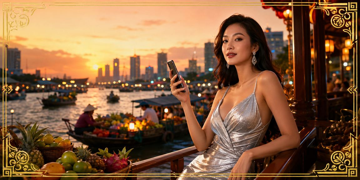 Không khí lễ hội vùng đồng bằng Mekong hòa cùng trải nghiệm cá cược trực tuyến trên điện thoại